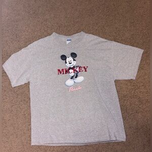 Disney Gray T-Shirt with Mickey Mouse Design